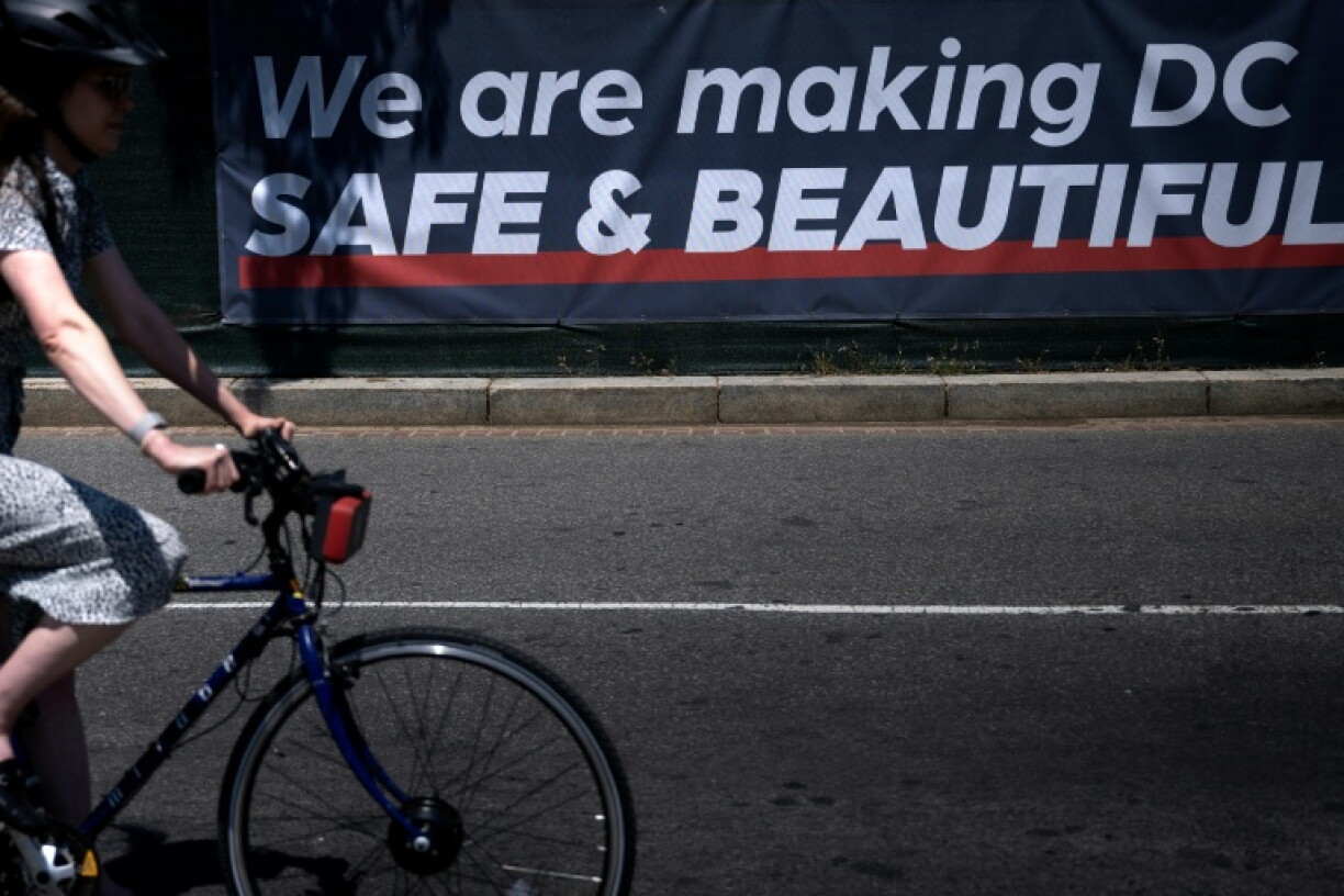 Dans les rues de Washington, le 18 mai 2026