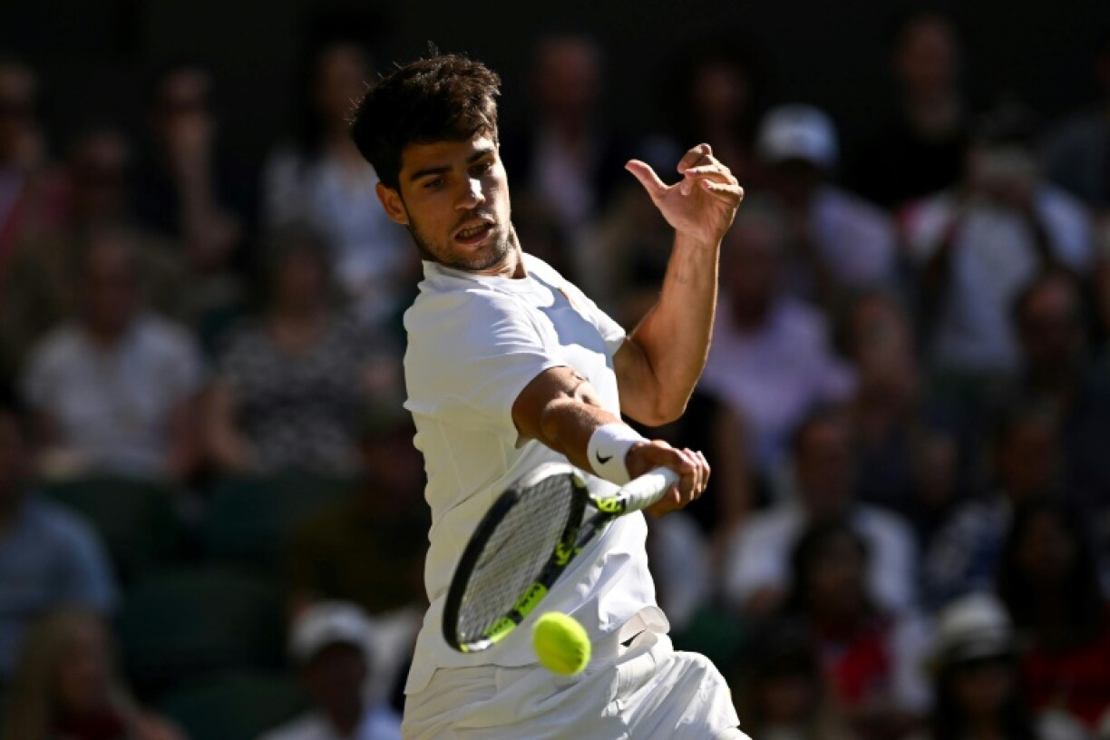 Carlos Alcaraz has reached a third successive Wimbledon semi-final