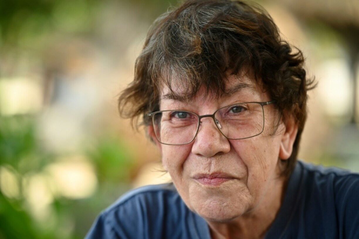 La Française Nadine Gires, ancienne voisine de Charles Sobhraj, lors d'une interview avec l'AFP, le 9 juin 2021 à Nakhon Si Thammarat, en Thaïlande