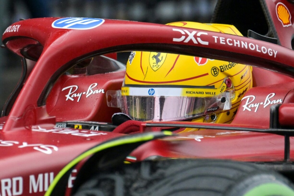 Lewis Hamilton said his Ferrari was