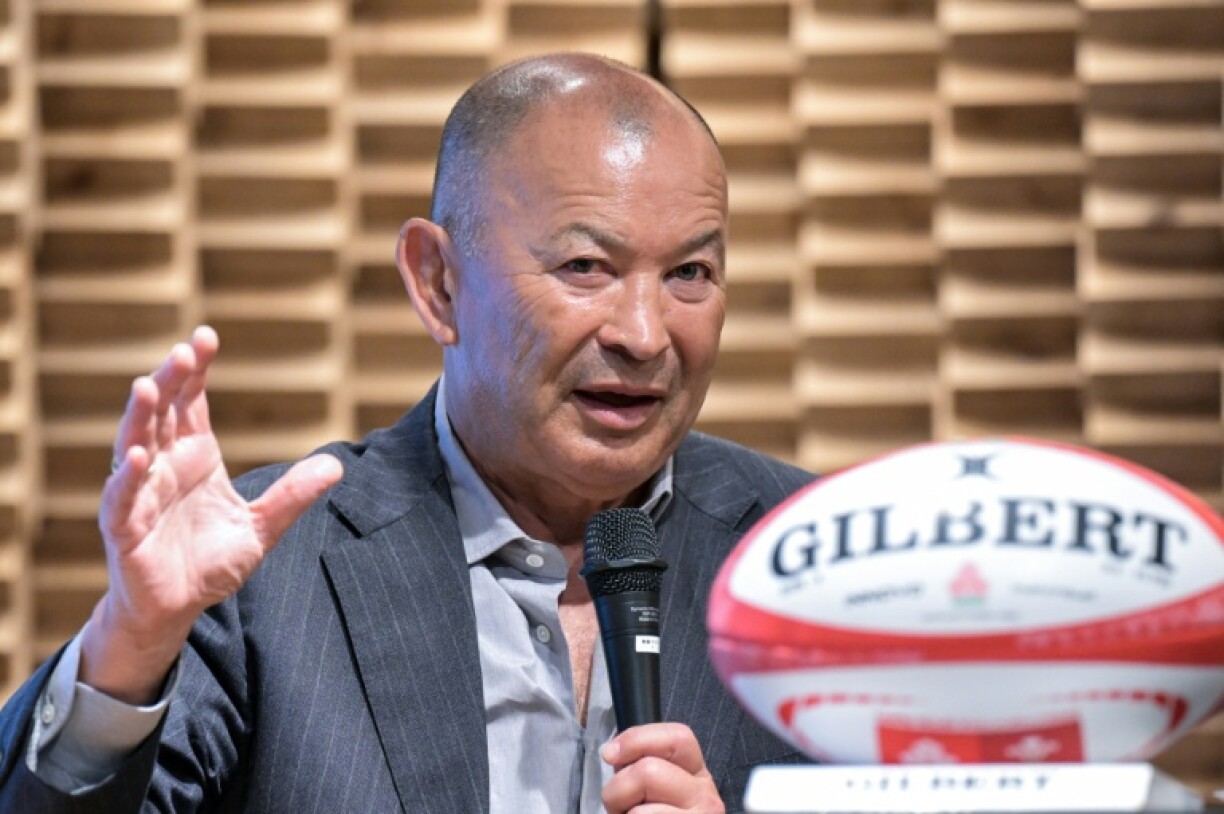 Eddie Jones during a press conference on Thursday