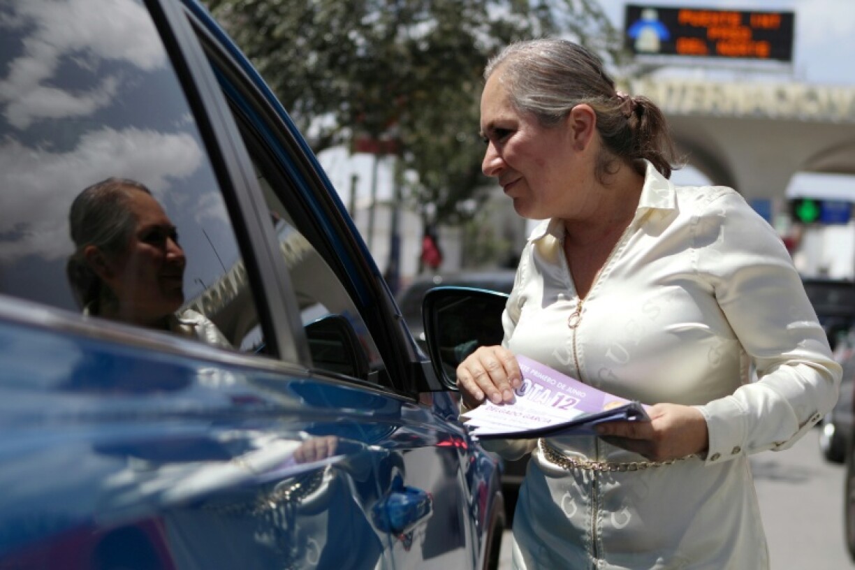Aspiring Mexican judge Silvia Delgado, a former lawyer for drug trafficker