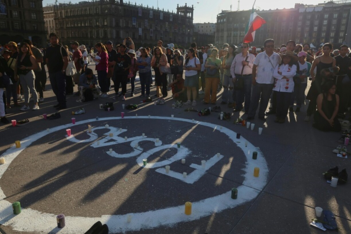 Demonstrations took place across Mexico