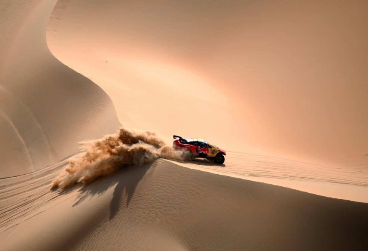 Sebastien Loeb entre Saybah and al-Hofuf, Arabie Saoudite, le 14 janvier 2023