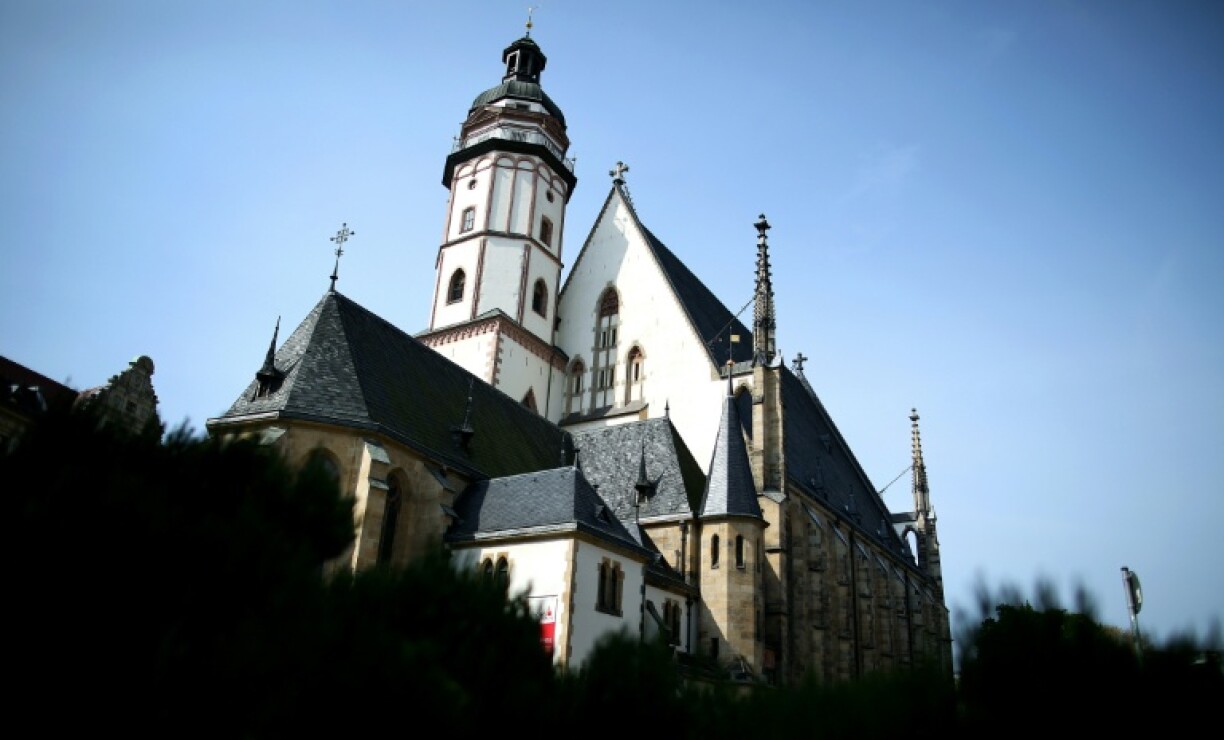 Johann Sebastian Bach is buried at the St Thomas Church in Leipzig, where he worked as a cantor for 27 years