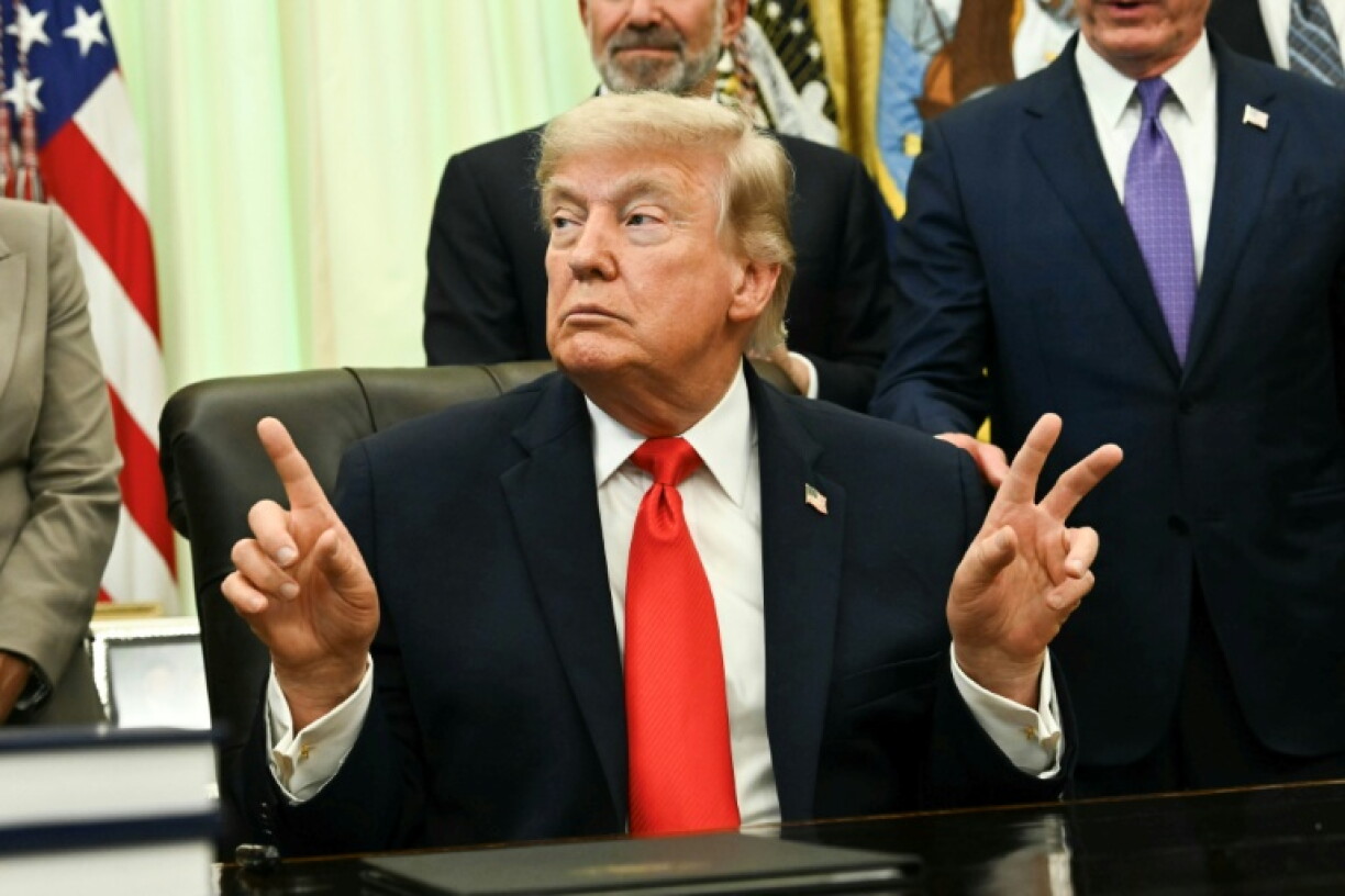 Le président américain Donald Trump dans le bureau ovale à la Maison Blanche, le 11 juin 2026