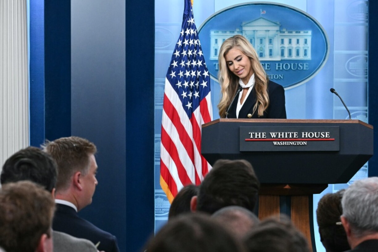 Newly appointed White House Press Secretary Katie Zacharia held her first press briefing on Tuesday