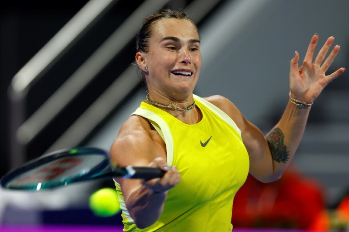 Aryna Sabalenka has struggled in the Gulf after reaching the final of last month's Australian Open