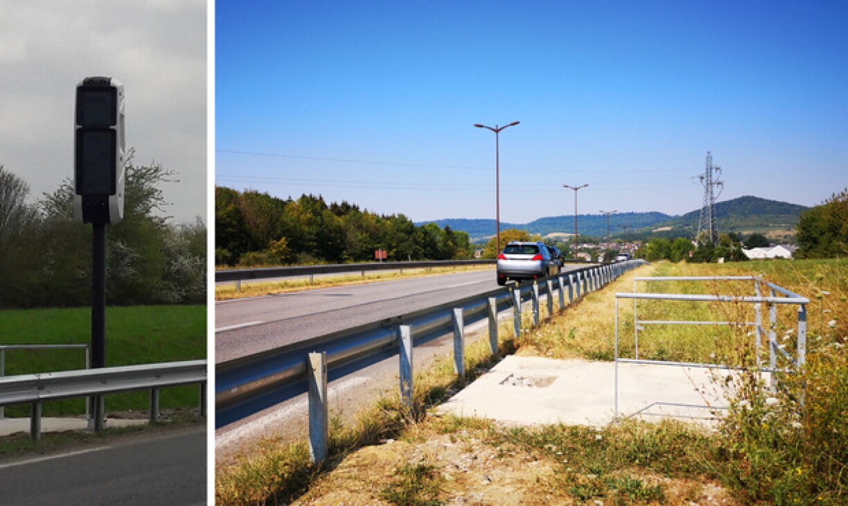 Le radar tourelle installé à Thionville.