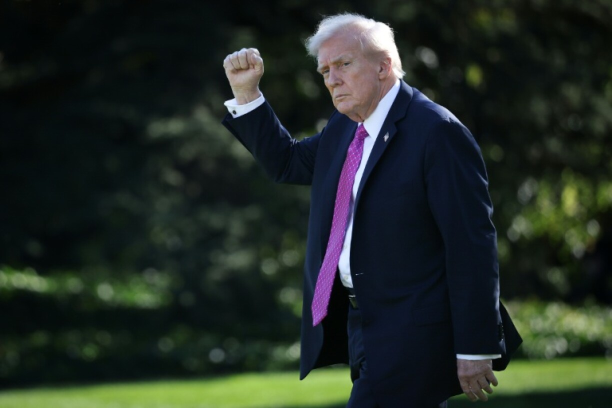 US President Donald Trump said deep tariffs on China are 'non sustainable'