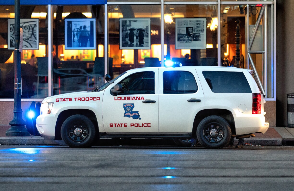 Symbolbild: Policeauto am US-Bundesstaat Louisiana