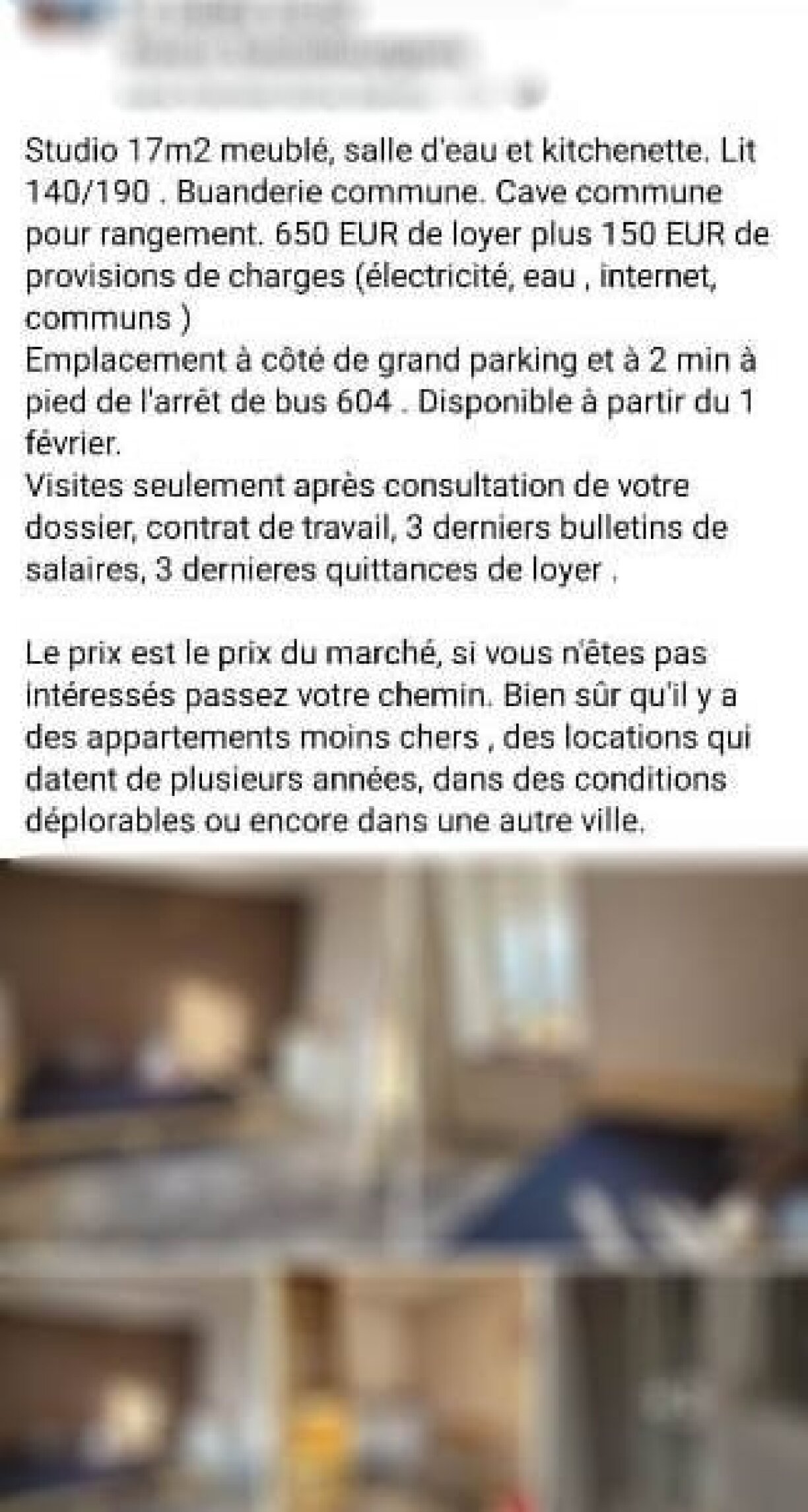 Non, n'en déplaise à la personne qui a écrit cette annonce, son prix n'est pas celui du marché. Il est même près de 3 fois plus élevé !