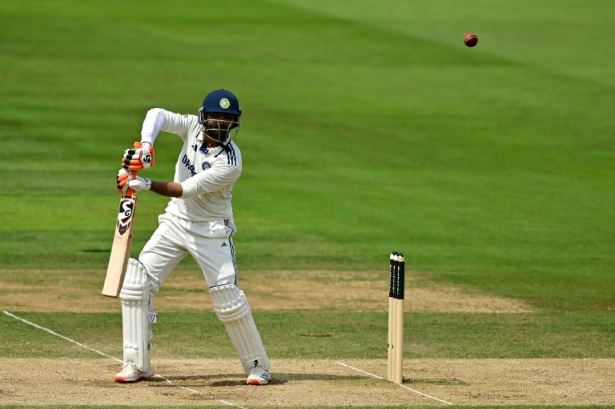 Ravindra Jadeja made a heroic 61 not out as India feel just short of victory in the third Test against England at Lord's