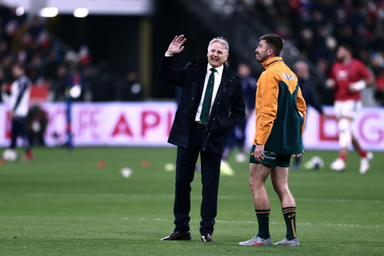 Joe Schmidt (L) had a successful spell as Ireland head coach between 2013 and 2019