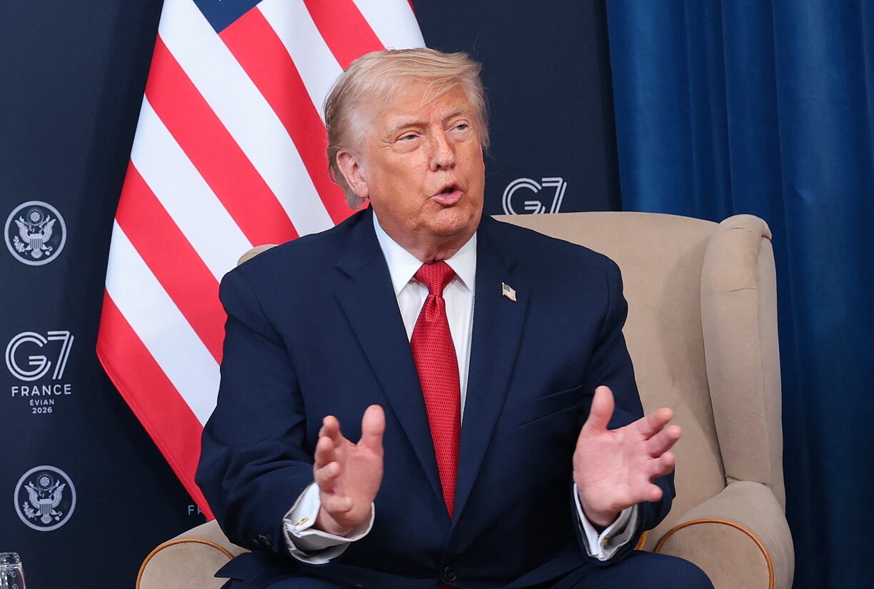Den US-President um G7-Sommet