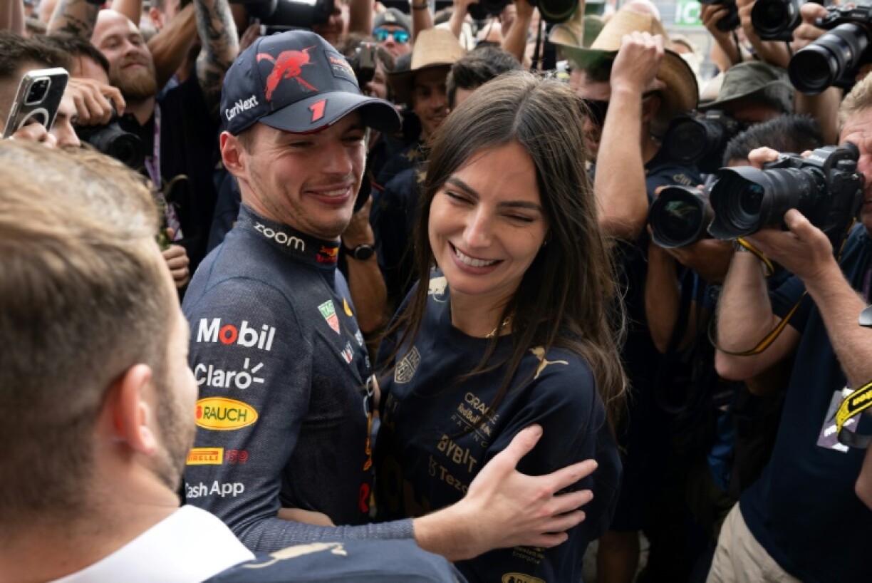 Red Bull Racing's Dutch driver Max Verstappen's partner is Kelly Piquet, daughter of former Brazilian driver Nelson Piquet