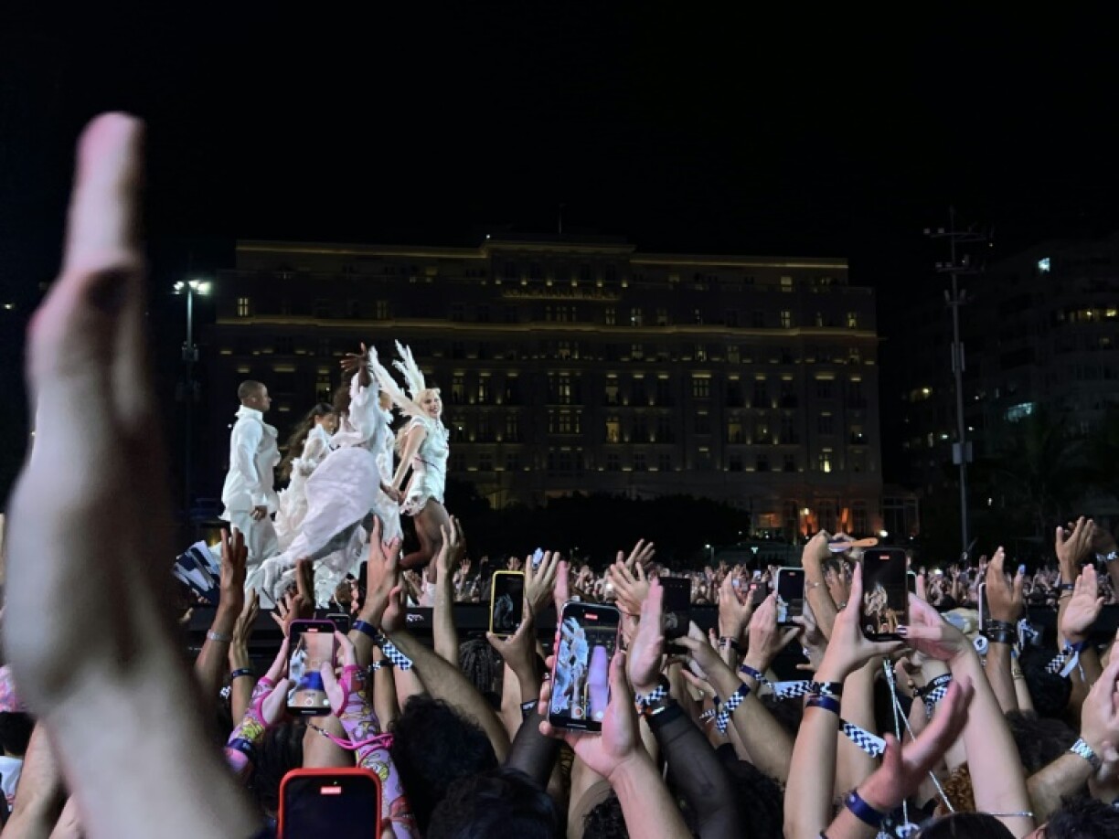 Throughout the week, Gaga fans -- known affectionately as 'Little Monsters' -- flocked to Rio
