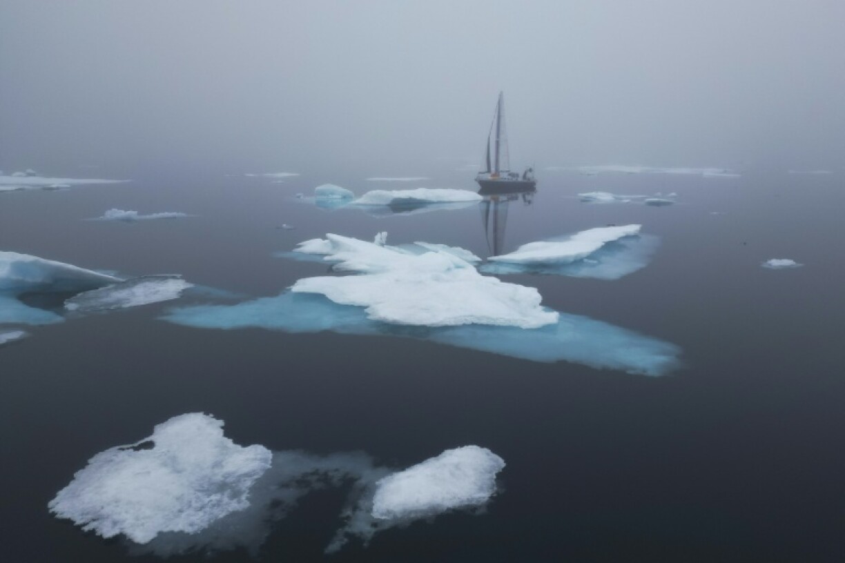 Brazilian sailor Tamara Klink travels in the remote western region of Nunavut, Canada, near the Beaufort Sea