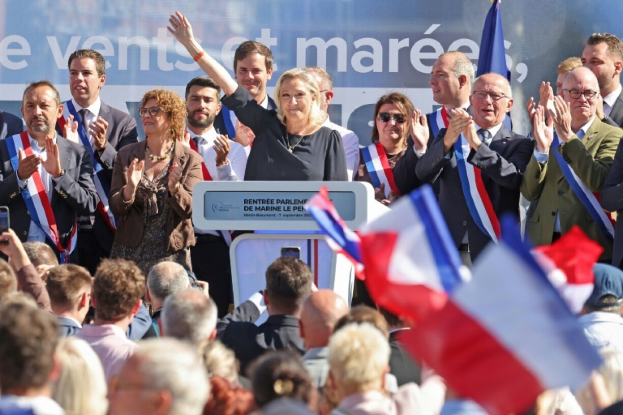 The National Rally's Marine Le Pen received a boost to her hopes of running for president in 2027
