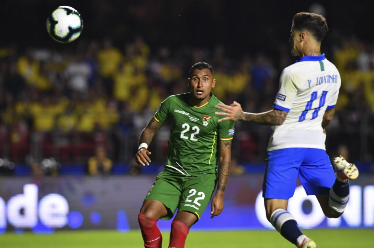 Coutinho marque son deuxième but contre la Bolivie le 15 juin 2019.