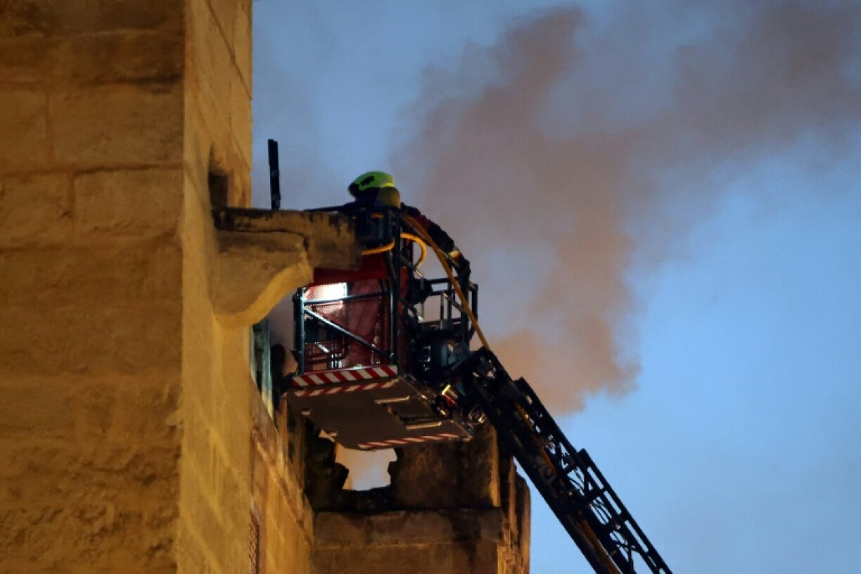 Firefighters quickly contained the blaze at the historic mosque-turned-cathedral in the southern Spanish city of Cordoba