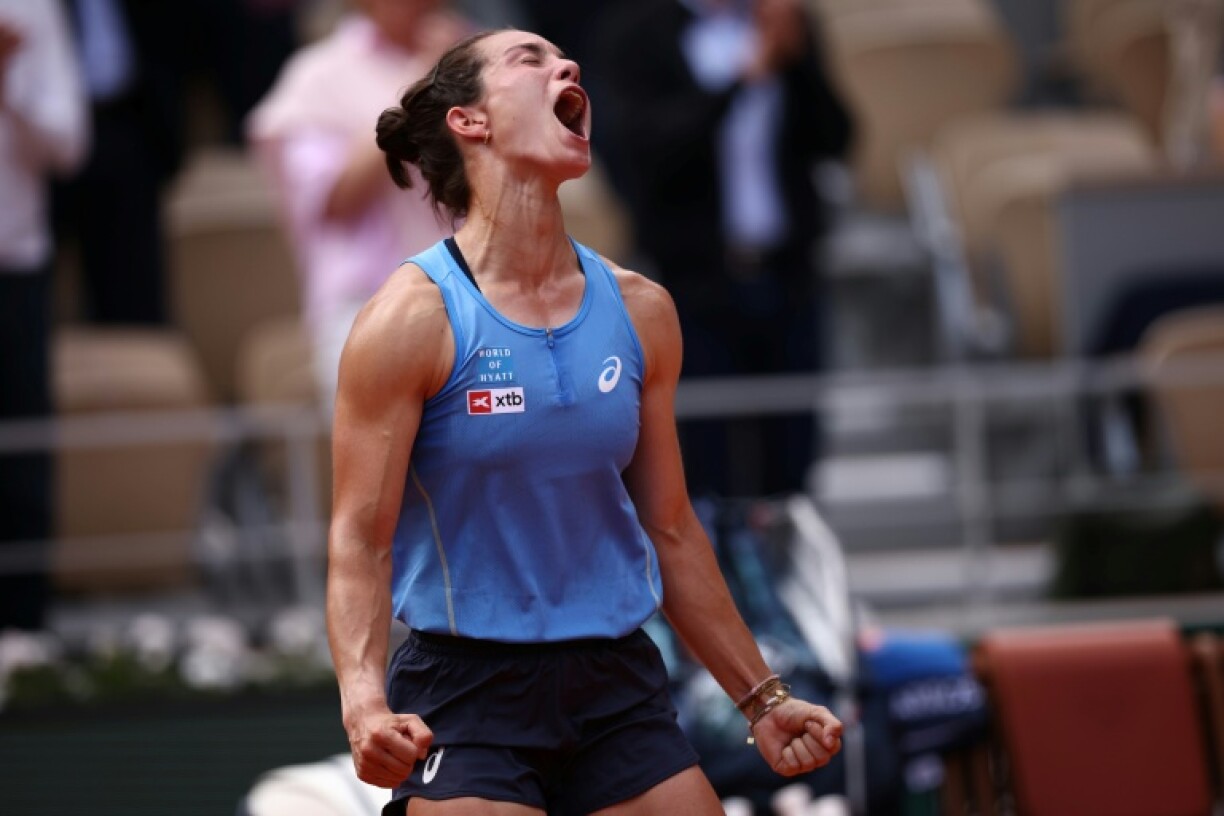 Dream debut: Lois Boisson is through to the French Open quarter-finals in her first Grand Slam appearance