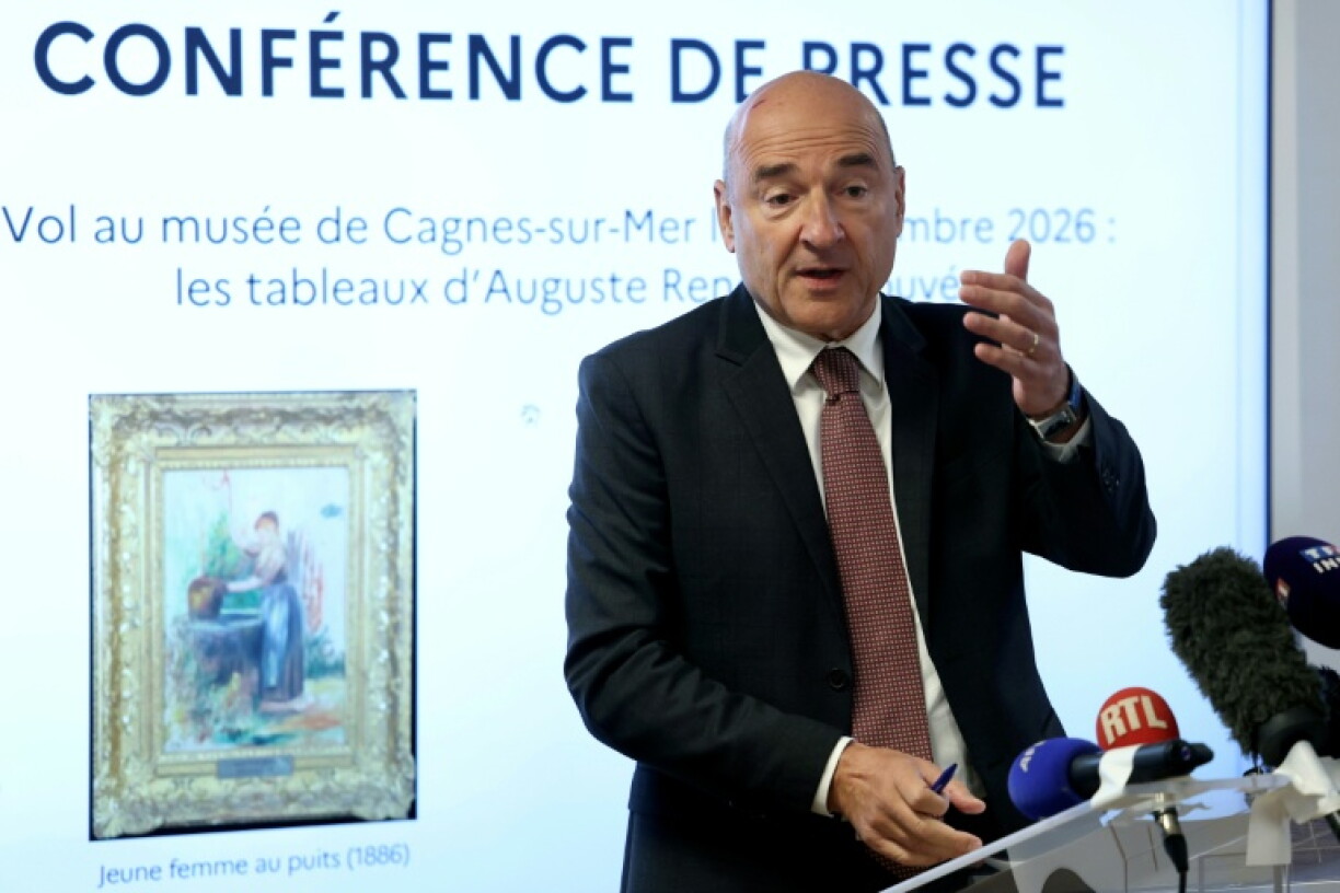 Marseille prosecutor Nicolas Bessone said the two Renoir paintings were recovered last week during a search of a home in the southern town of Clermont-l'Herault