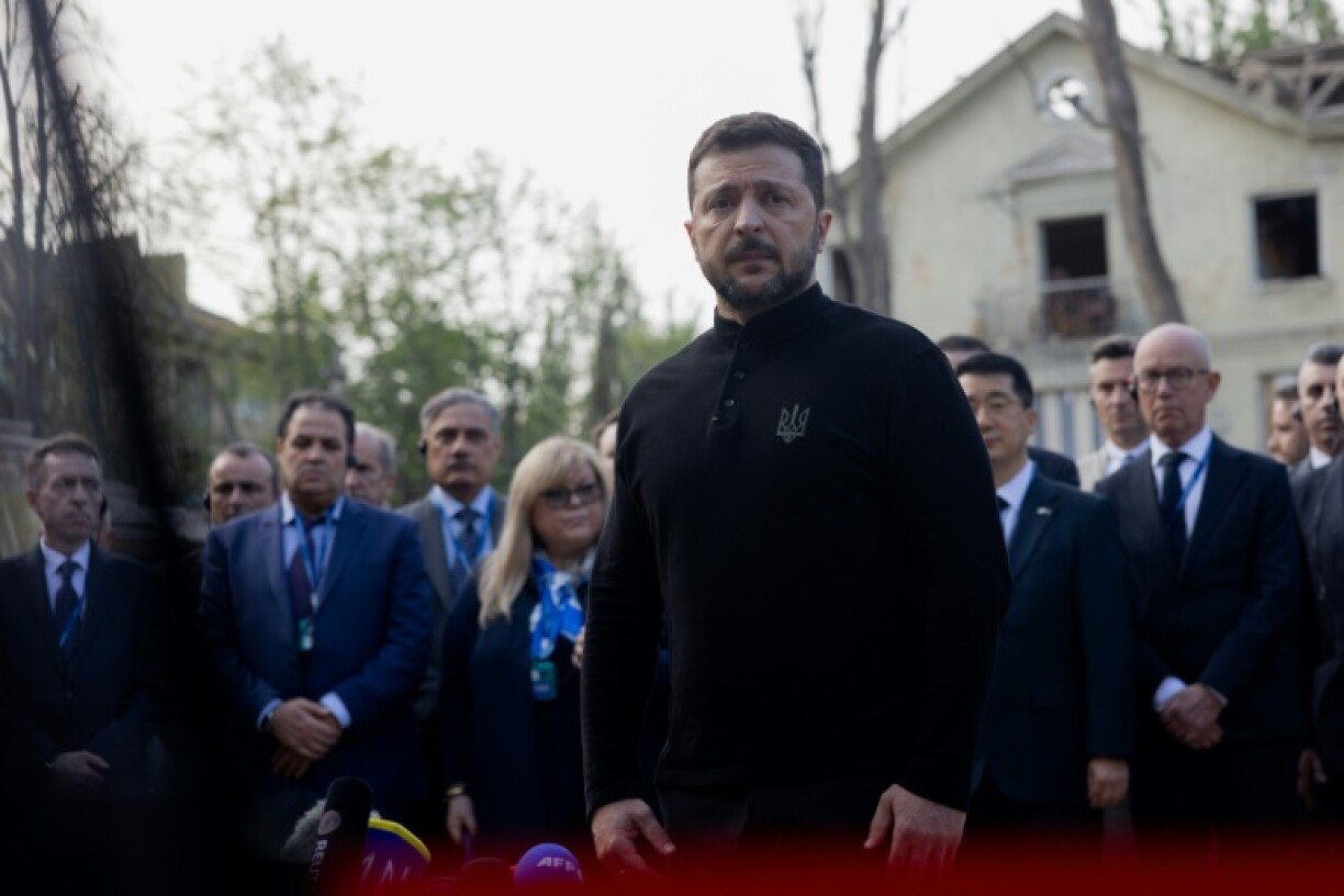 Zelensky insisted Crimea, which was annexed by Russia in 2014, is 'the property of the Ukrainian people'