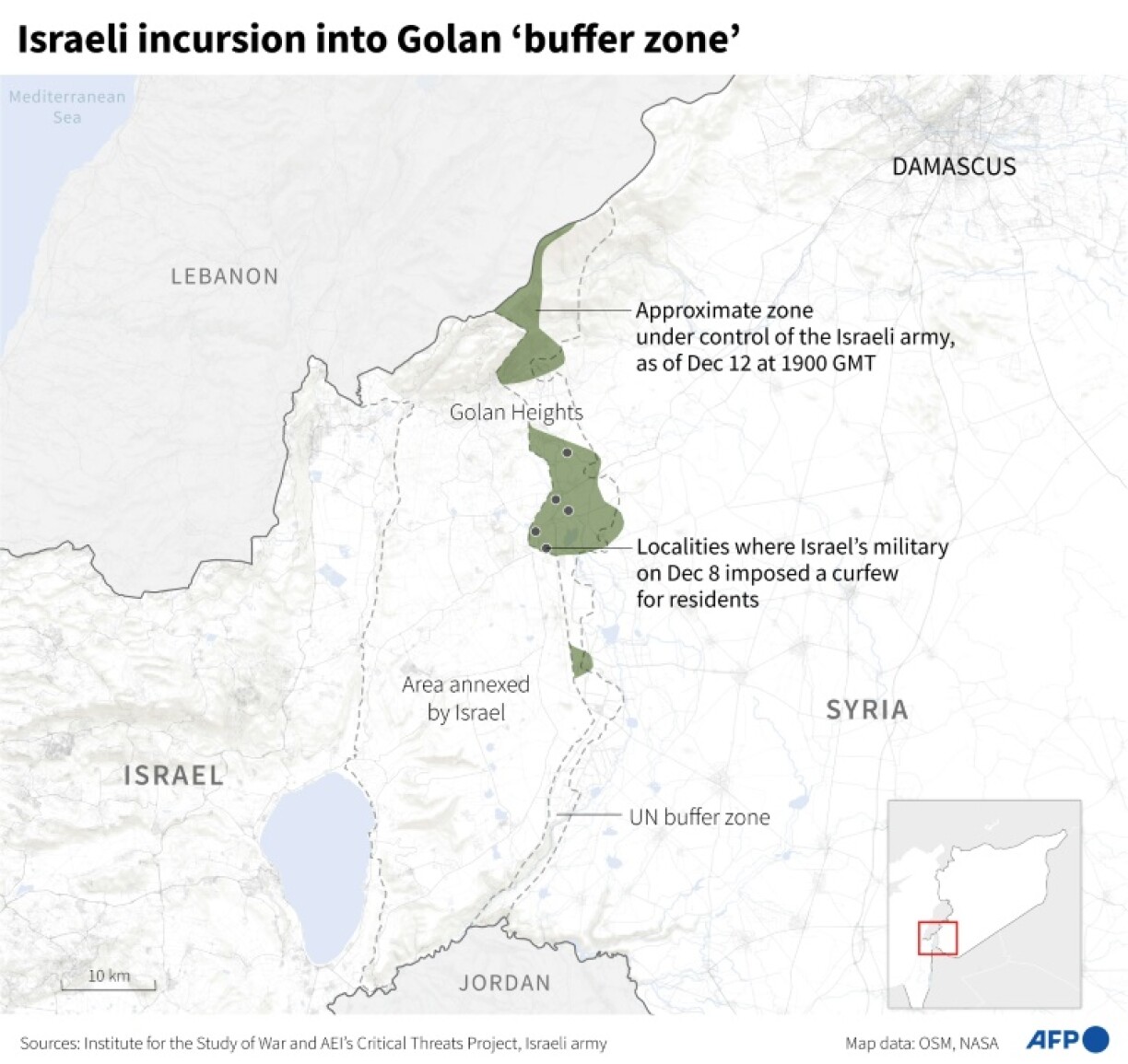 Israeli incursion into Golan buffer zone