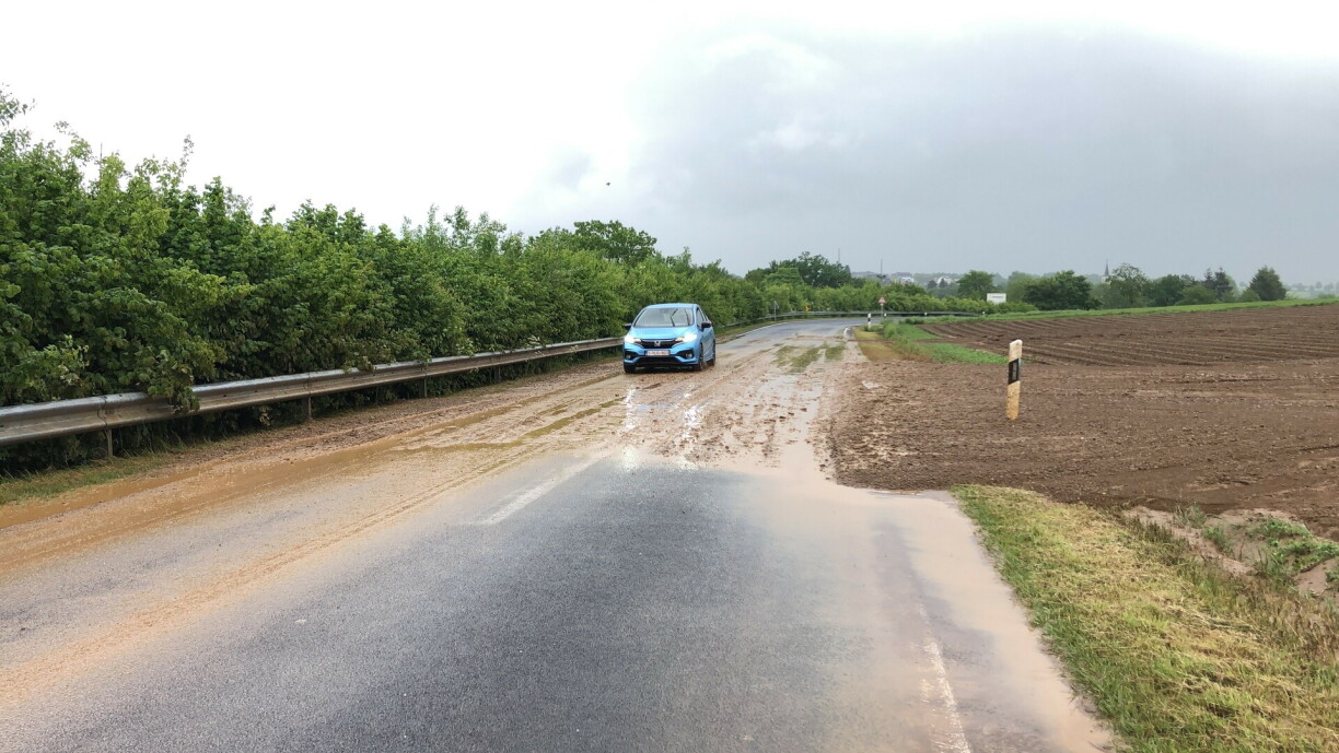 Les orages de la fin de semaine ont provoqué quelques écoulements d'eau et de terre au Luxembourg.
