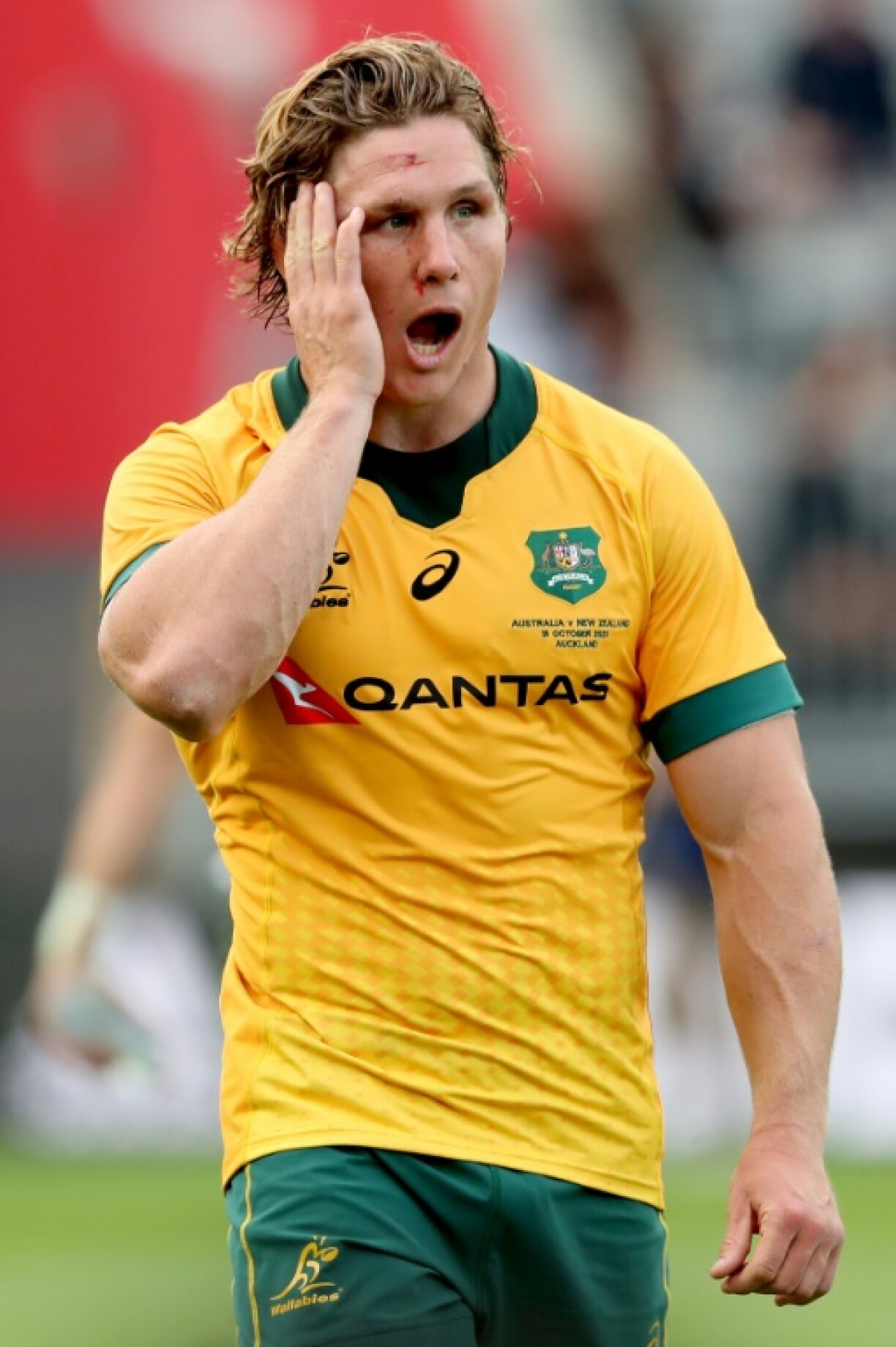 Le capitaine australien Michael Hooper après la défaite contre la Nouvelle-Zélande le 18 octobre 2020 à Auckland