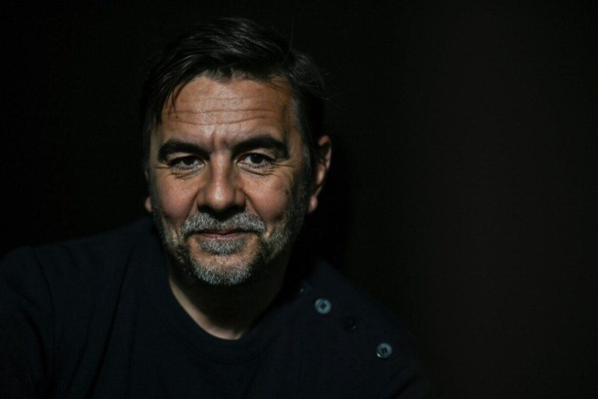 Le DJ français Laurent Garnier pose le 20 octobre 2021 au Grand Rex à Paris