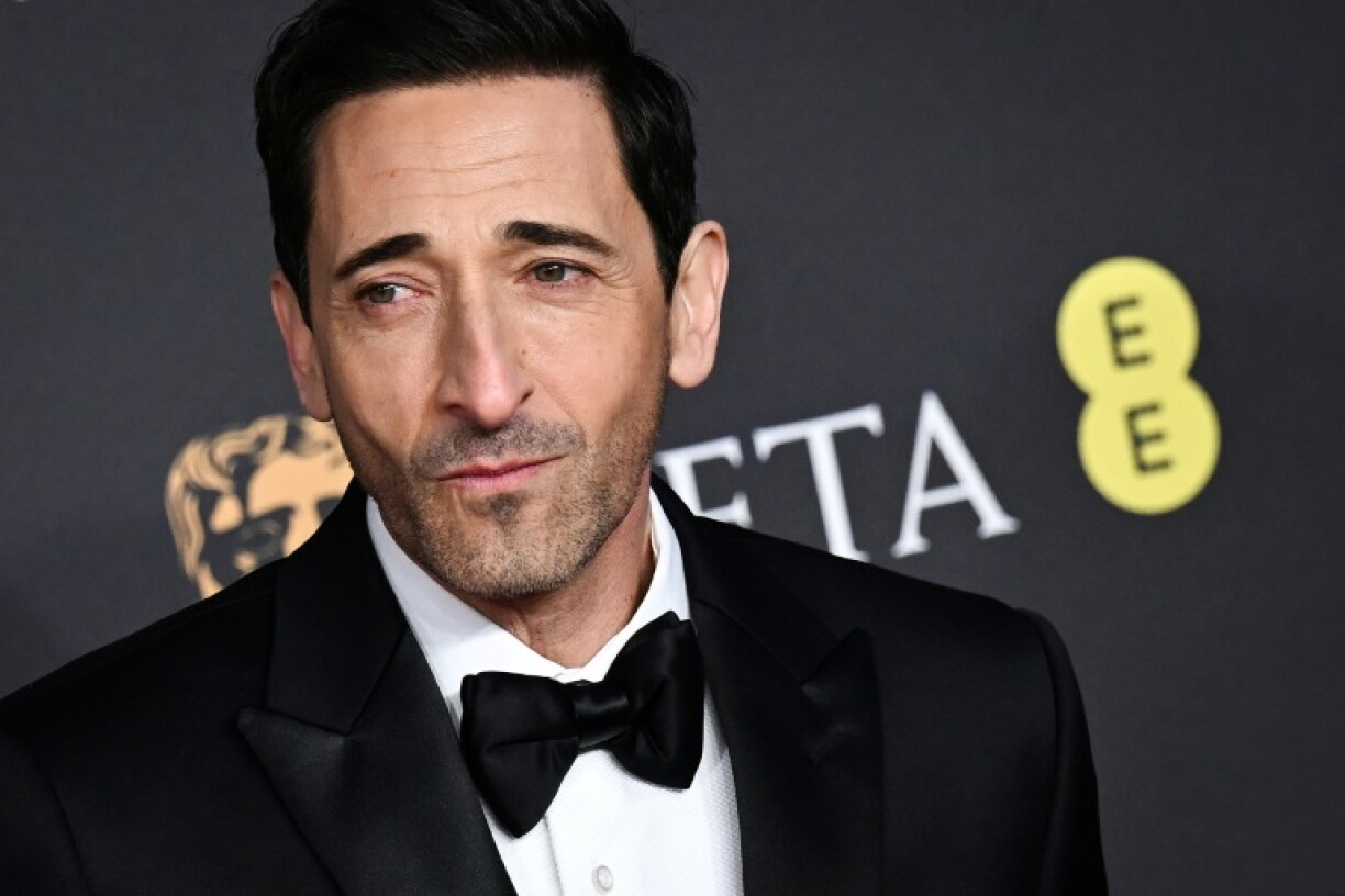 US actor Adrien Brody was awarded the BAFTA for best actor for his role as a Holocaust survivor and architect in 'The Brutalist'