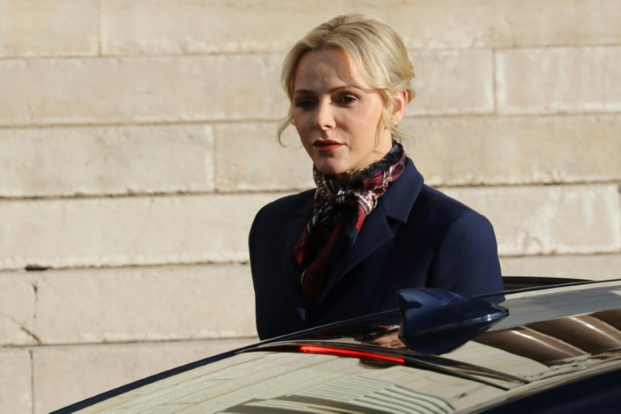 La princesse Charlene de Monaco le 27 janvier 2020