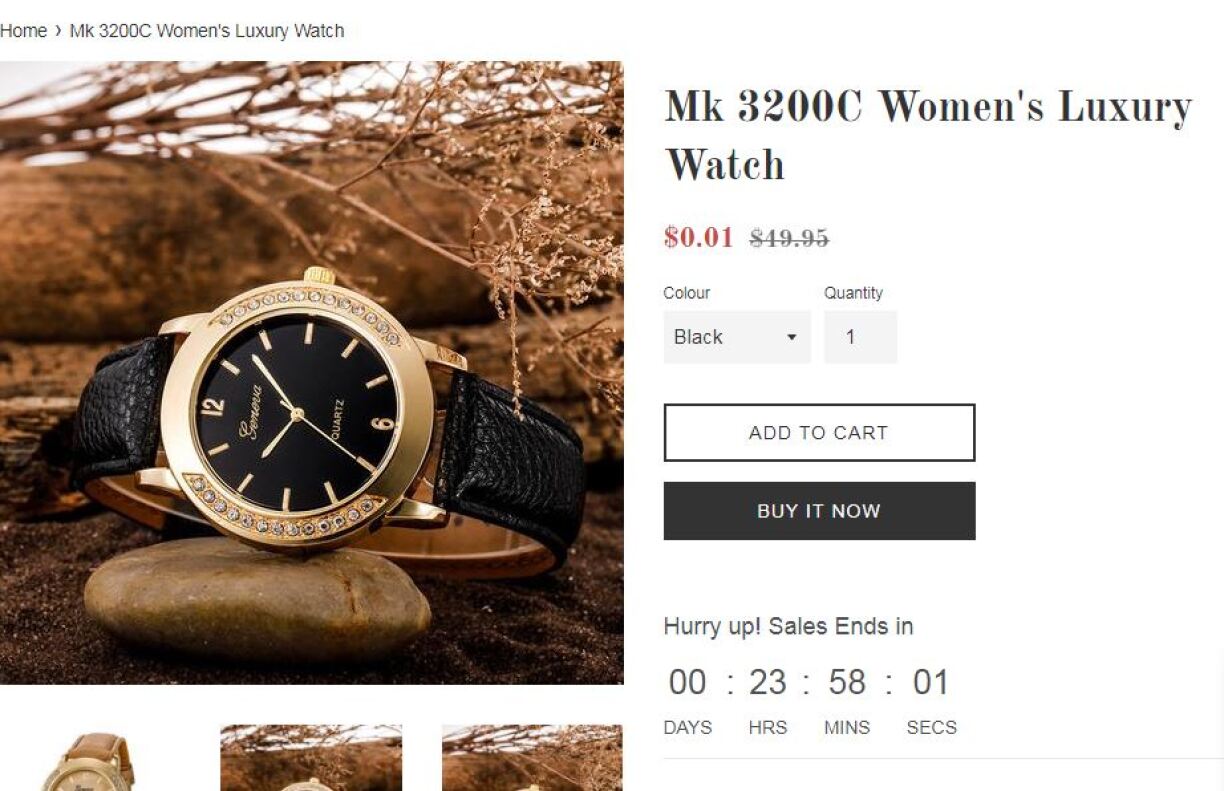 The countdown, which has been running for months, shows you