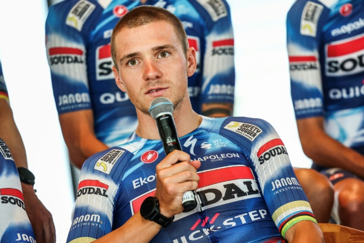 Soudal Quick-Step's Remco Evenepoel says it's important to 'stay out of trouble in the first 10 days' of the 2025 Tour de France