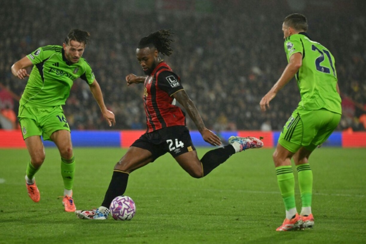 Antoine Semenyo scored twice in Bournemouth's 3-1 win over Fulham