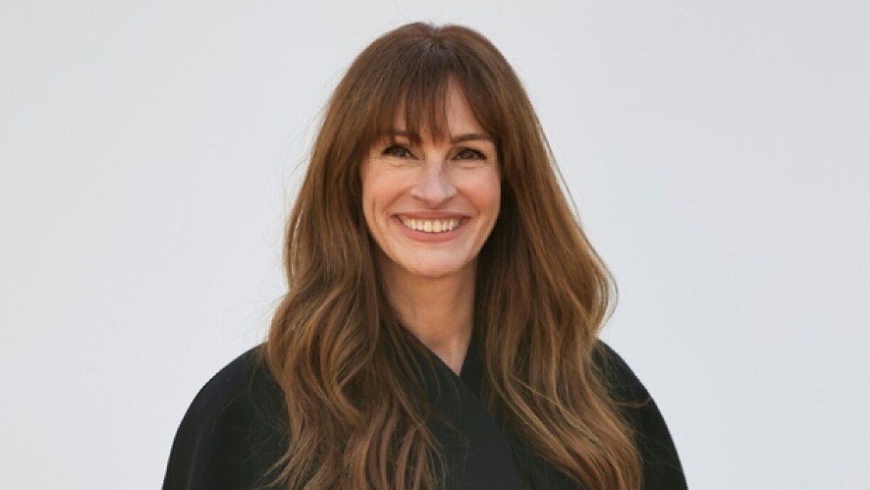 L'actrice américaine Julia Roberts à Saint-Paul-de-Vence, dans les Alpes-Maritimes, le 29 janvier 2024