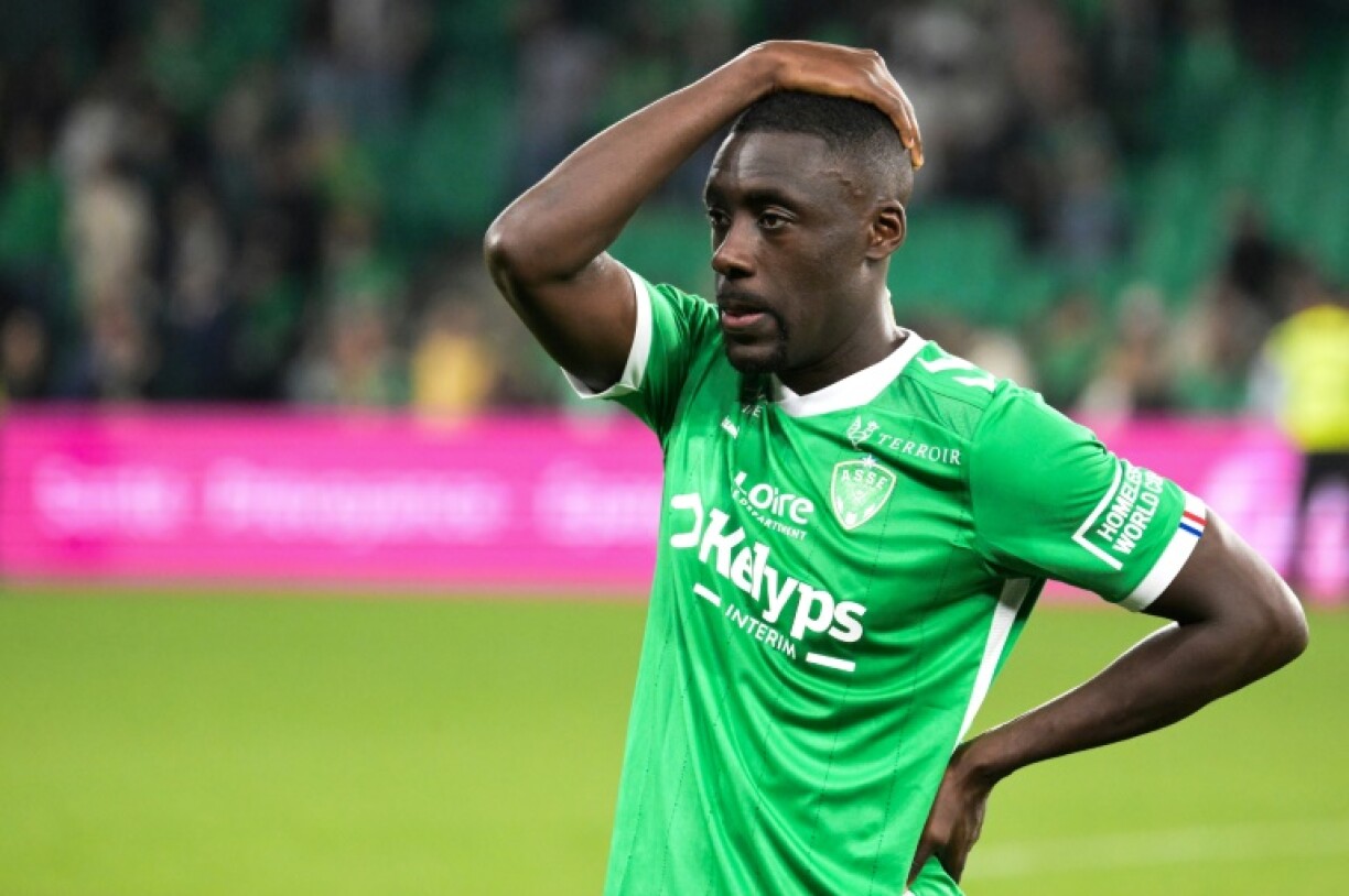 Saint Etienne were relegated to Ligue 2 after losing 3-2 at home to Toulouse