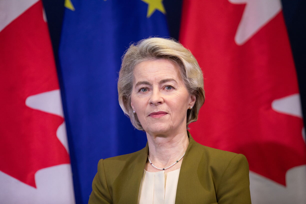 D'Ursula von der Leyen beim EU-Kanada-Sommet am September 2023.