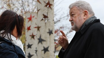 De Robert Goebbels bei der Visitt vum Belsche Kinnek a senger Fra zu Schengen 2019.