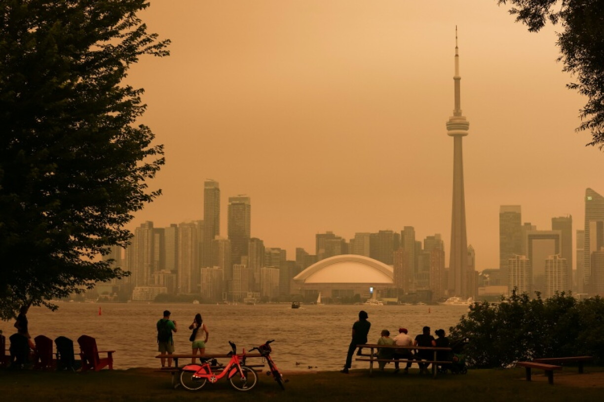 Because of wildfire smoke that drifted south, Toronto briefly had the worst air quality in the world in the summer of 2026