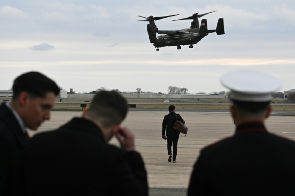 Ospreys can take off and land vertically like a helicopter and rotate their propellers forward to fly like a plane