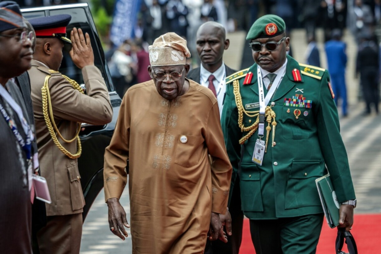 President Bola Tinubu (C) confirmed the fatal crash