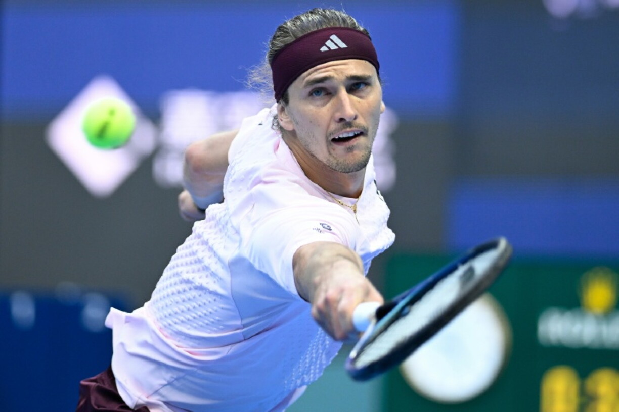 Germany's Alexander Zverev hit 15 aces, but did not have it all his own way against Britain's Cameron Norrie