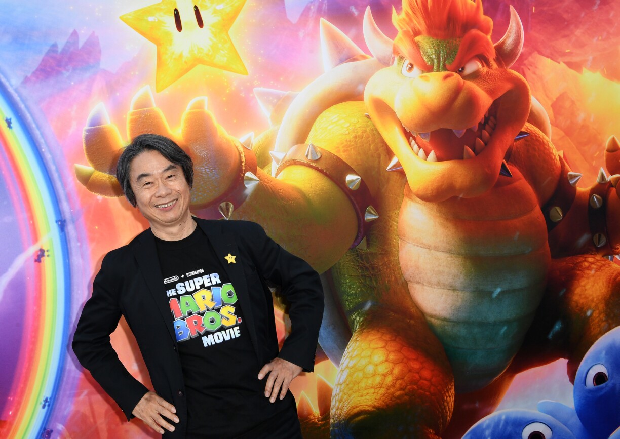 Le créateur japonais de Mario Bros, Shigeru Miyamoto.