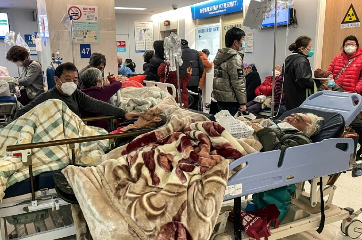 A l'hôpital Tongren à Shanghai en Chine, le 3 janvier 2023