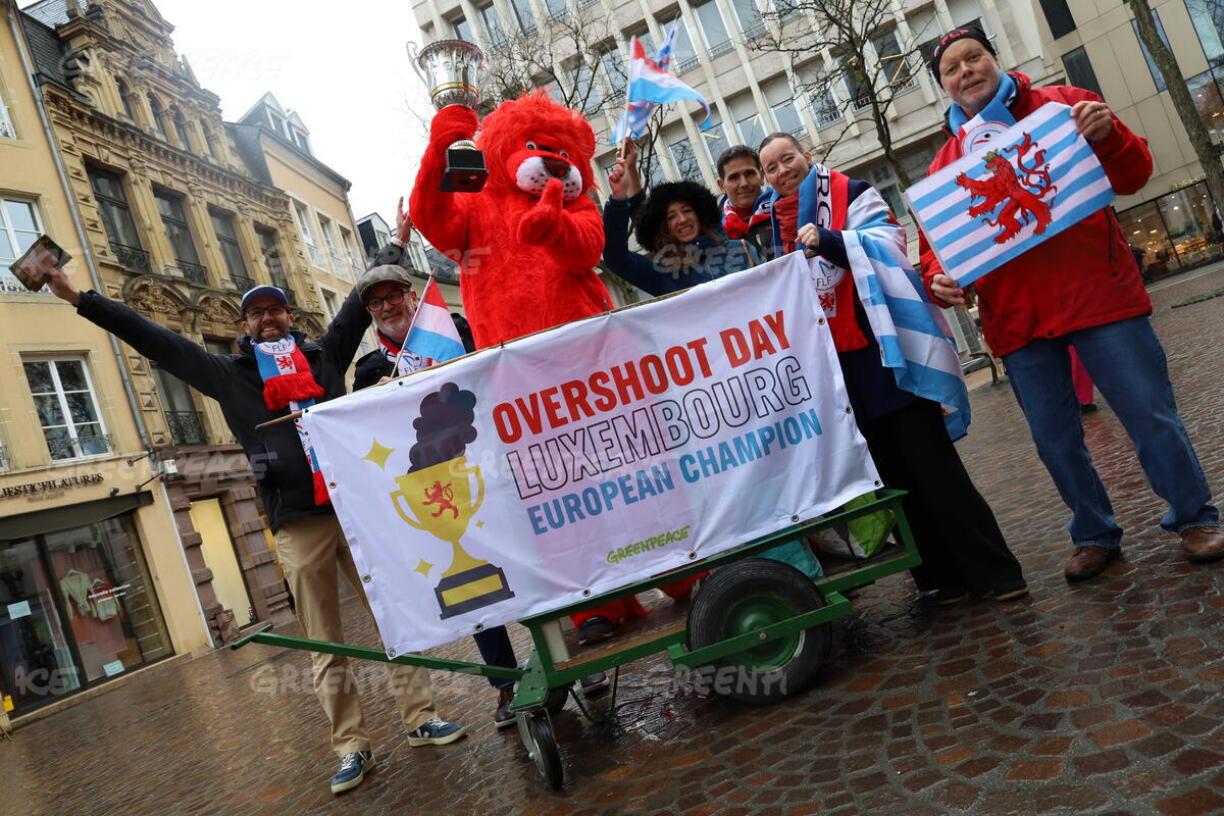 Greenpeace Luxembourg a très ironiquement