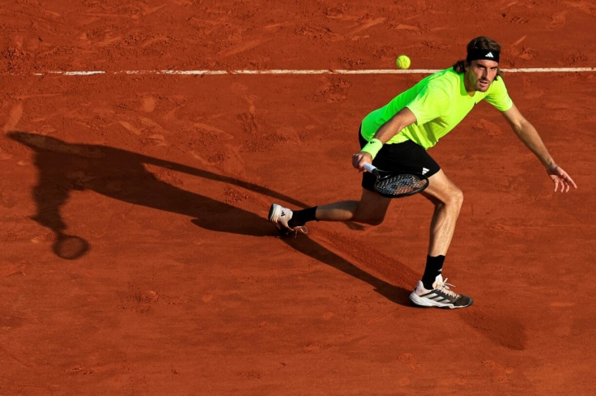 Le Grec Stefanos Tsitsipas a battu l'Australien Jordan Thompson au 2e tour du tournoi ATP Masters 1000 de Monte-Carlo le 8 avril 2025