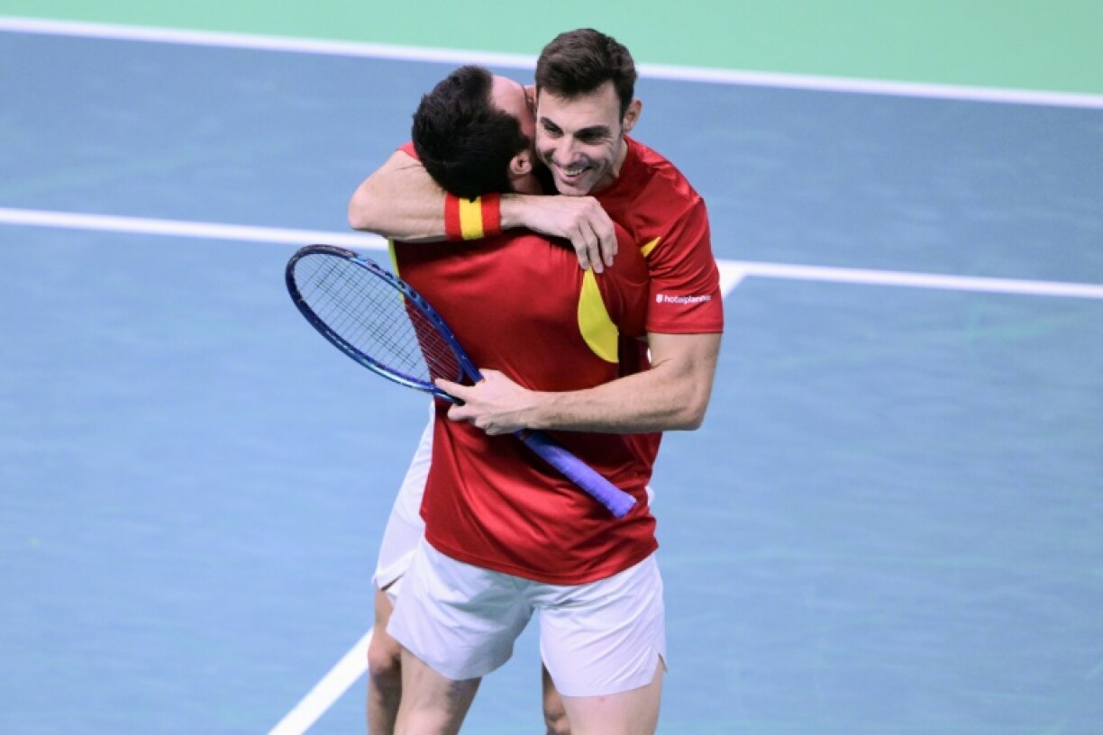 Marcel Granollers and Pedro Martinez beat Tomas Machac and Jakub Mensik 7-6 (10-8), 7-6 (10-8) to seal Spain's passage to the last four